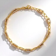 SI1 (H) Brillant-Goldarmband (CIRARI)