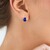 Boucles d'oreilles en or et Tanzanite AAA (CIRARI)