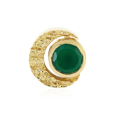 Pendentif en argent et Onyx vert (MONOSONO COLLECTION)