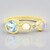 Anello in argento con Topazio Blu Cielo