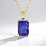 Collana in argento con Tanzanite (Gems en Vogue)