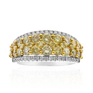 Gelber SI2 Brillant-Goldring (CIRARI)