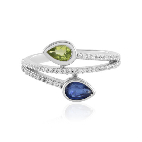 Nepalesischer Kyanit-Silberring