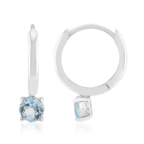 Orecchini in argento con Topazio Blu Cielo