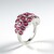 Anello in argento con Zaffiro Rosa del Madagascar (de Melo Essence)