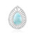 Larimar-Silberanhänger (MONOSONO COLLECTION)