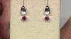Pendientes en plata con Turmalina rosa de Brasil (Pallanova)