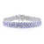Zilveren armband met tanzanieten