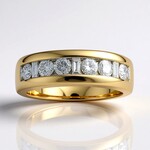 Anello in oro con Diamante SI1 (G) (Annette)