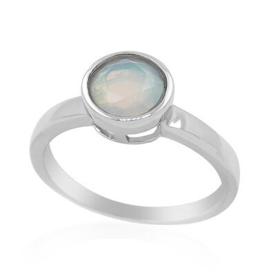Anello in argento con Opale di Welo