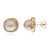 Boucles d'oreilles en or et Perle de culture d'eau douce (CIRARI)