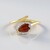 Anello in argento con Granato Essonite