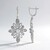 Orecchini in argento con Zaffiro Bianco