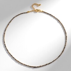 Collana in argento con Diamante Champagne