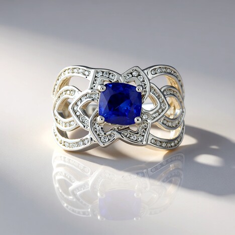 Anello in argento con Tanzanite (de Melo Essence)