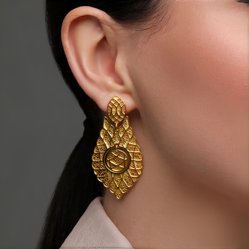 Boucles d'oreilles en argent (Joias do Paraíso)