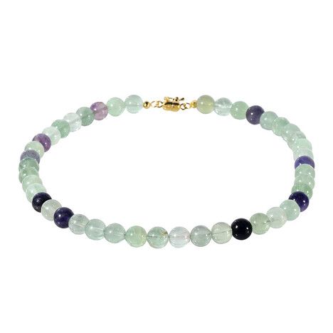 Collana in argento con Fluorite