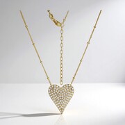 Collar en plata con Zircón (Adela Silber)