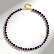 Collar en plata con Amatista de Zambia