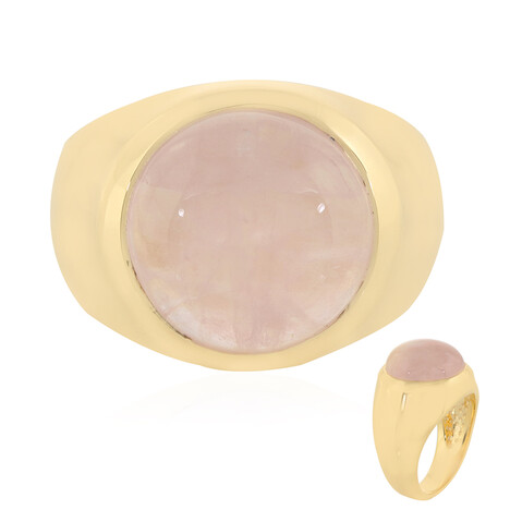 Anello in argento con Quarzo Rosa di Saver