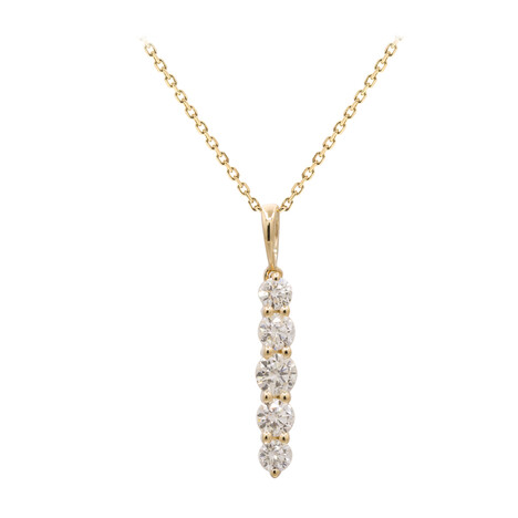 SI1 (H) Brillant-Goldhalskette (CIRARI)