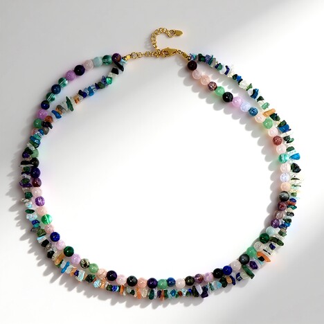 Collana in argento con Kunzite