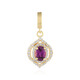 Pendentif en argent et Grenat Umbalite
