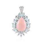 Ciondolo in argento con Opale Rosa (de Melo Essence)