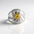 Anello in argento con Zircone Giallo (de Melo Essence)