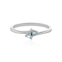 Himmelblauer Topas-Silberring