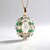 Collar en plata con Piedra de luna verde (KM by Juwelo)