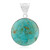 Colgante en plata con Turquesa azul del Mohave Kingman (Jones Lee)