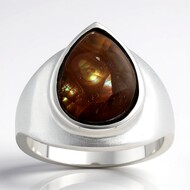 Anillo en plata con Ágata de fuego