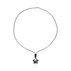 Collana con Ossidiana Argentata
