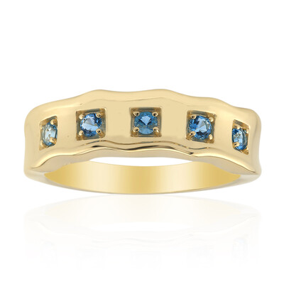 Anello in oro con Haüyne