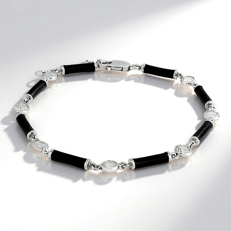 Bracciale in argento con Quarzo Bianco