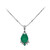 14K AAA Zambian Emerald Gold Necklace (CIRARI)