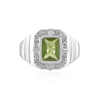 Bague en argent et Péridot
