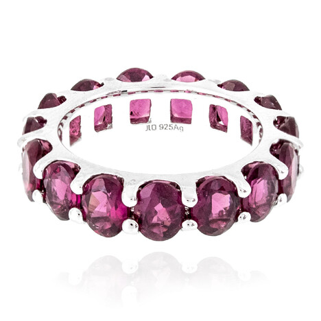 Anello in argento con Rodolite