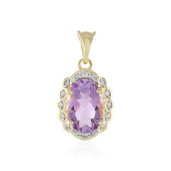 Ciondolo in argento con Ametista Rose de France
