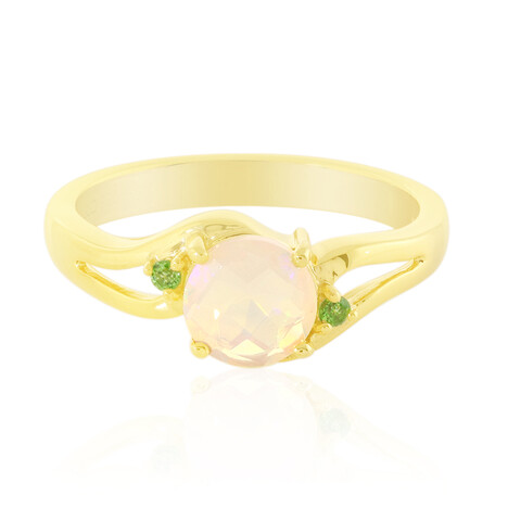 Bague en argent et Opale Welo