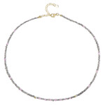 Edelstein-Silberhalskette (Riya)