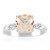 Anillo en plata con Morganita de Marropino