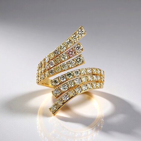Anello in oro con Diamante Fancy SI2 (CIRARI)