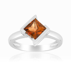 Zilveren ring met een Tepetate topaas