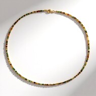 Collar en plata con Turmalina de Namibia