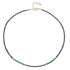 Collana in argento con Diamante Nero (Riya)