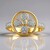 Anello in oro con Diamante SI1 (G) (Annette)