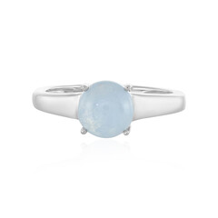 Aquamarine Silver Ring