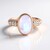 Anello in argento con Pietra di Luna Blu (KM by Juwelo)
